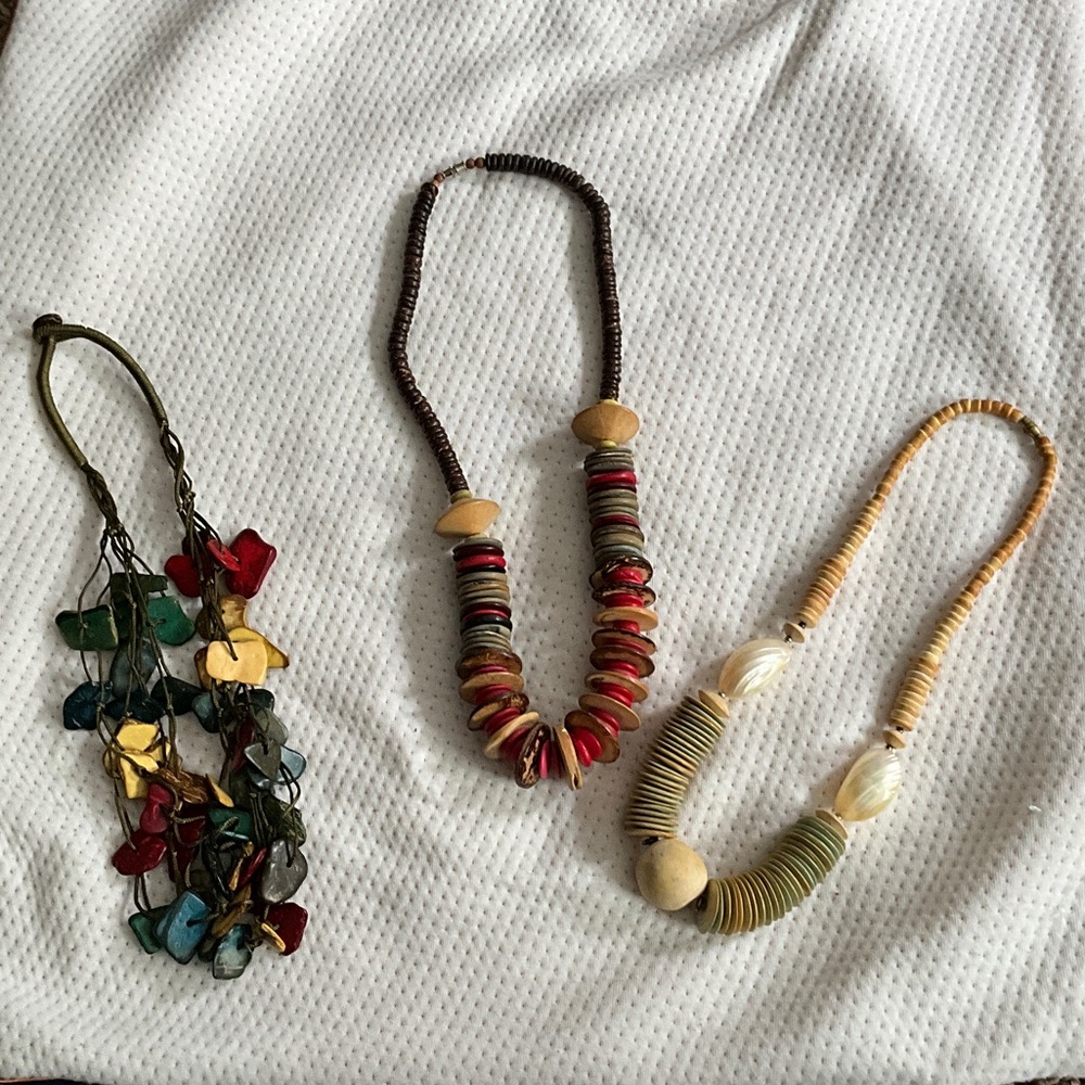 Multicolor Beaded Necklace Set
